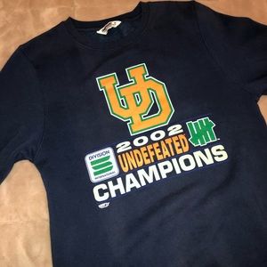 Deadstock undefeated champions sweater